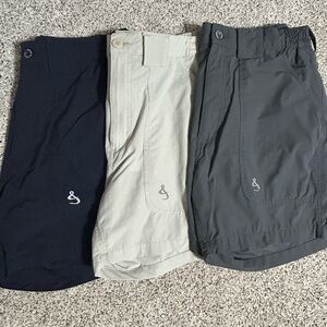 Hook & Tackle Men’s Beer Can Fishing Shorts Size 36 Bundle of 3